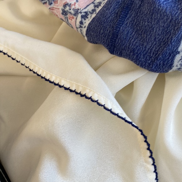 Maeve Summertide Swing High Low Midi Dress Pink & Blue Size Small - Picture 7 of 7